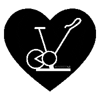 Heart Bike Sticker by PowerCycle