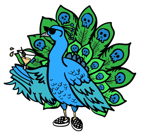 Dance Chicken Sticker by Taylor Reeve