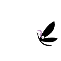 Christmas Flying Sticker by Lashbar LLC