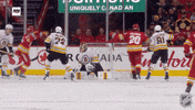 Happy Calgary Flames GIF by NHL