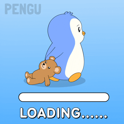 On My Way Waiting GIF by Pudgy Penguins