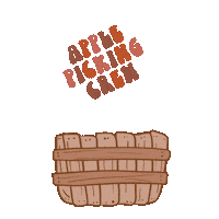 Apple Picking Sticker