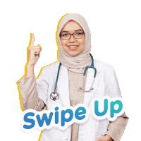 Swipe Up Sticker by KlikDokter