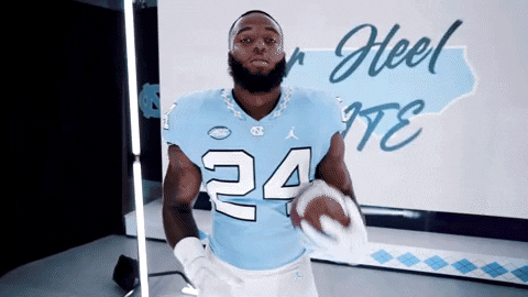 North Carolina Football GIF by UNC Tar Heels