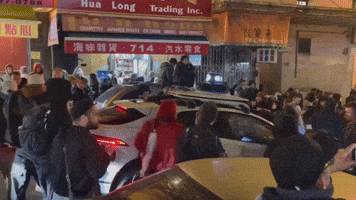Driverless Vehicle Burns in San Francisco Chinatown