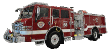 olathefire fire firefighter fire truck fire engine Sticker