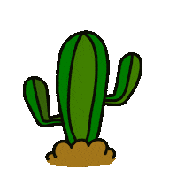Cactus Saboten Sticker
