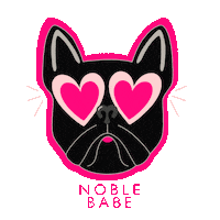shopnoble31 love heart wow puppy Sticker