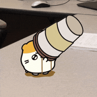 Coffee Working GIF