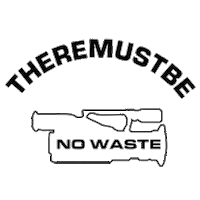 No Waste Sticker by televisistar