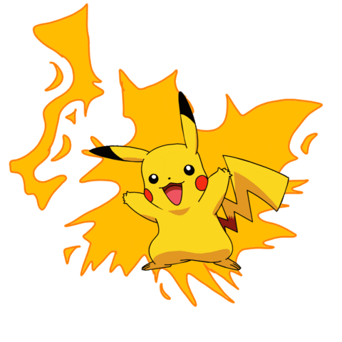 tooncasmStickers cartoon sticker pokemon yellow Sticker