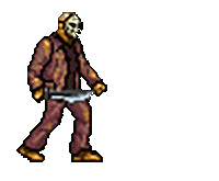 friday the 13th jason Sticker by Leroy Patterson