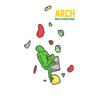 Bouldering Sticker by ARCH Rock Climbing Hanoi