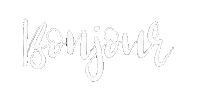 Bonjour Hello Sticker by C tout toi