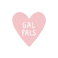 Best Friends Heart Sticker