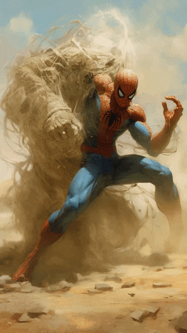 Spider-Man Fight GIF