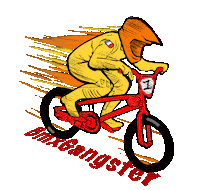 Race Bmx Sticker by Bmxgangster