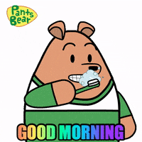 Good Morning Bear GIF