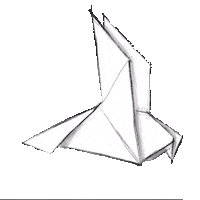 epicTrash fly wings sketch dove Sticker