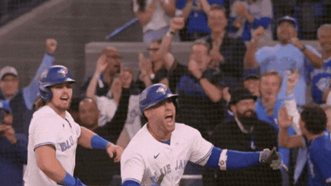 Home Run Celebration GIF by Toronto Blue Jays