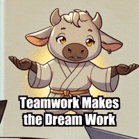 Teamwork Makes The Dream Work GIF by Masterfurdinand