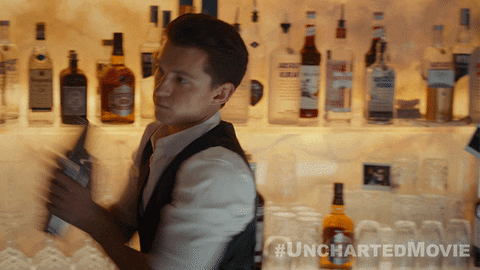 Tom Holland Bar GIF by Uncharted