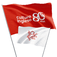 culturainglesacuritiba 80 anos cultura inglesa Sticker