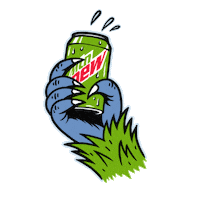 Snowboarding Mountain Dew Sticker by Dew Tour