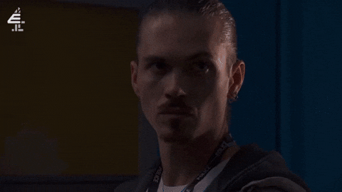 Scared Friend GIF by Hollyoaks