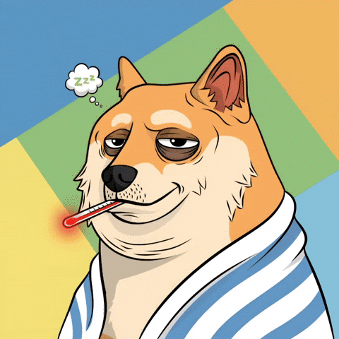 Tired Shiba Inu GIF by Doge Pound