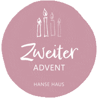 Christmas Candles Sticker by Hanse Haus