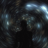 tippydreamer loop trippy psychedelic stars GIF