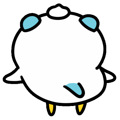 Cream Otter Sticker by 大白丸丸(daibai maru)