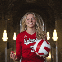 Nebraska Volleyball GIF by Huskers