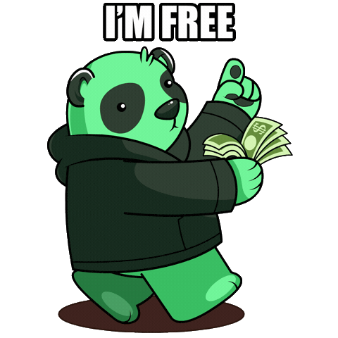 Money Im Free Sticker by SuperVerse