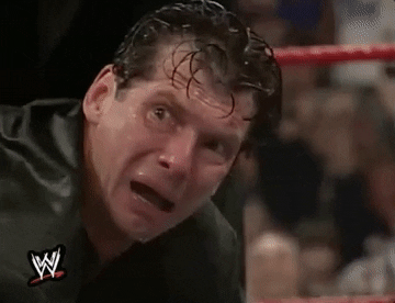 Scared Vince Mcmahon GIF by WWE