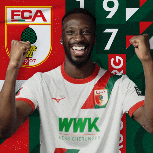Football Celebration GIF by FC Augsburg 1907