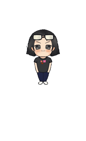 Glasses Smirk Sticker