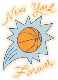 New York Basketball Sticker by nina tsur