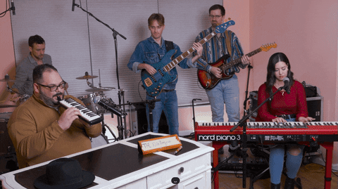 thedialoguemusic giphyupload guitar band piano GIF