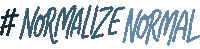 Normalize Normal Sticker by heysleepybaby