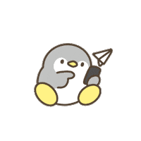 Penguin D Sticker