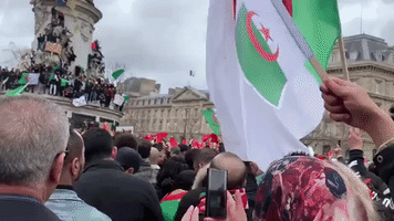 Crowds Gather in Paris to Protest Against Algerian President's Bid for Fifth Term