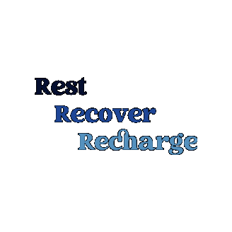 Rest Recover Sticker by marie birdie sport