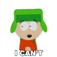 I Cant Kyle Broflovski Sticker by South Park