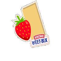 Breakfast Strawberry Sticker by Weet-Bix