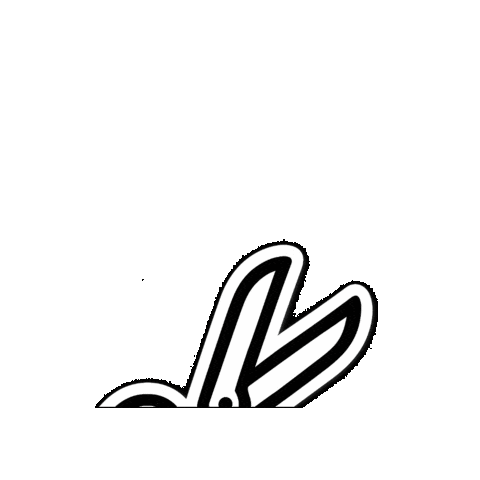 Foeicollective giphygifmaker scissors knippen schaar Sticker