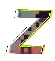 Glitch Alphabet Sticker by #BASILIO