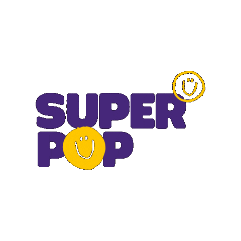 DRINKSUPERPOP giphygifmaker smiley superpop drinksuperpop Sticker