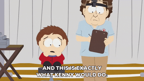 doctor panic GIF by South Park 